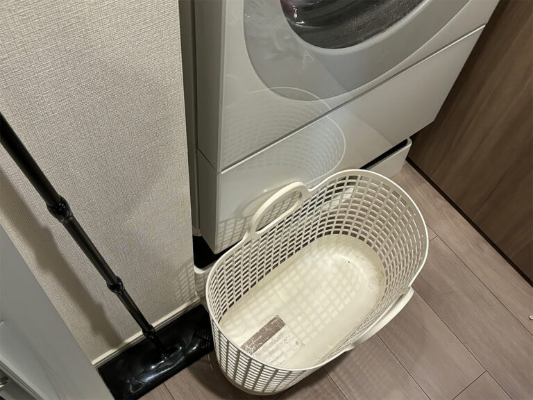 洗濯カゴが邪魔… 朝の負担が解消するアイテムに「助かる～」「買って