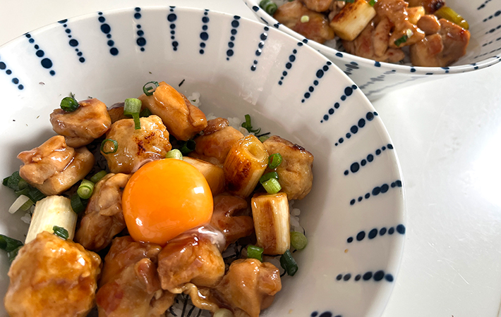 JHQ『マルチグリドル』焼きとり丼