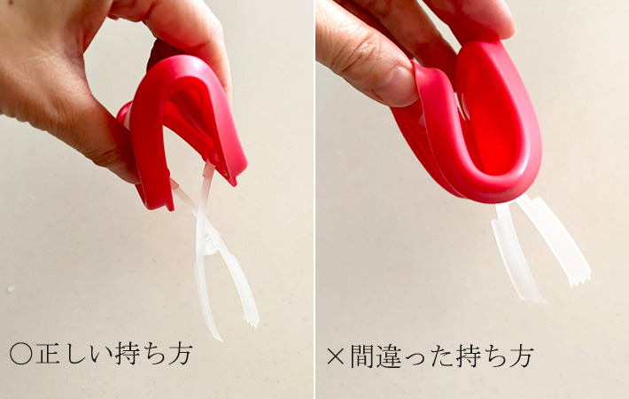 『ふたがトングになる保存容器』の画像