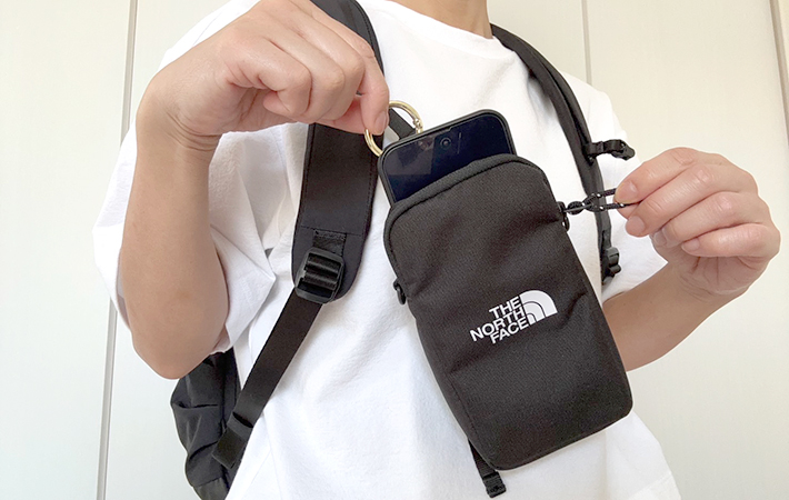 ノースフェイス『ネバーストップデイパック』と『シンプルミニバッグ』