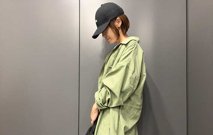 ノースフェイス『スクエアロゴキャップ』を被る筆者