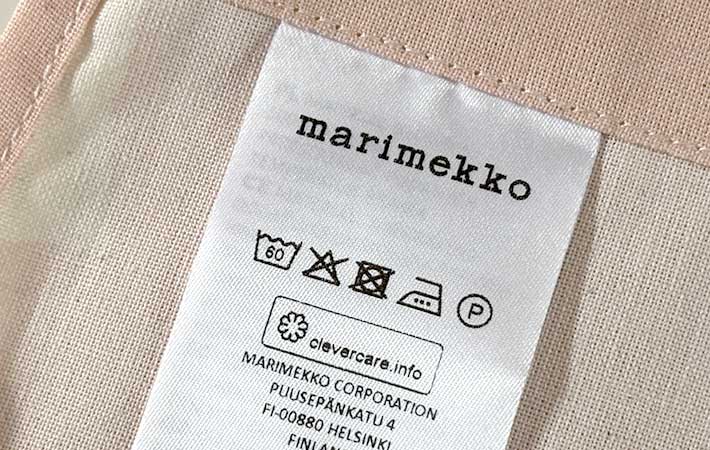 マリメッコ『ウニッコ』柄エプロンの