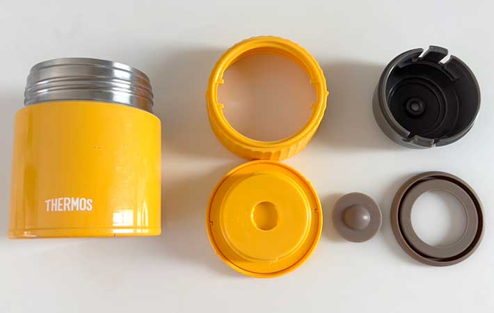 筆者所有のスープジャーのパーツ