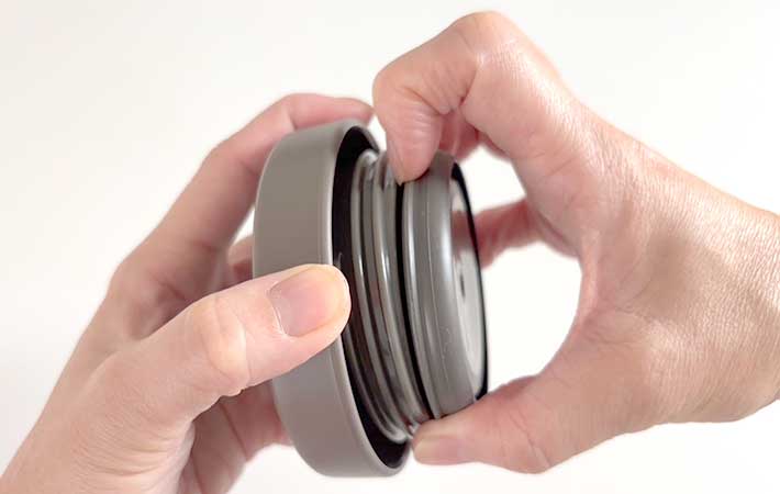 サーモス『真空断熱スープジャー』蓋を分解