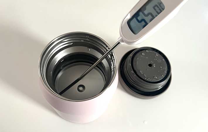 サーモス『真空断熱スープジャー』お湯が適温