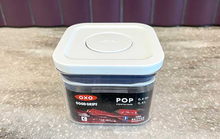 オクソー『ポップコンテナ スモールスクエア ミニ』