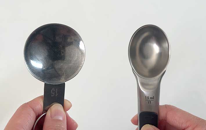 オクソーと100均の『計量スプーン』比較