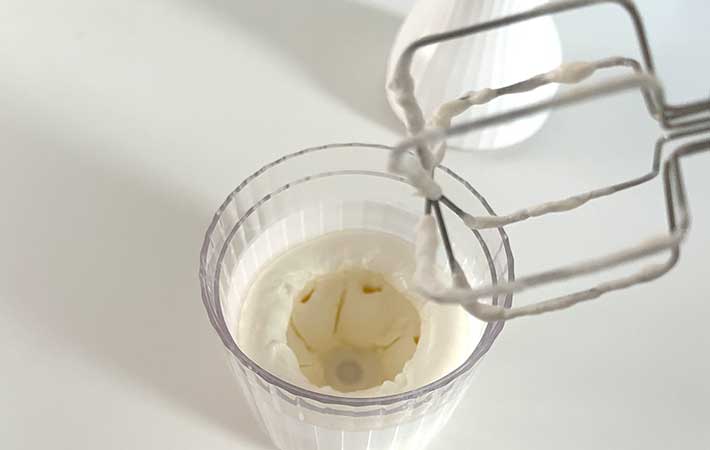 貝印『生クリッチ』完成した生クリーム