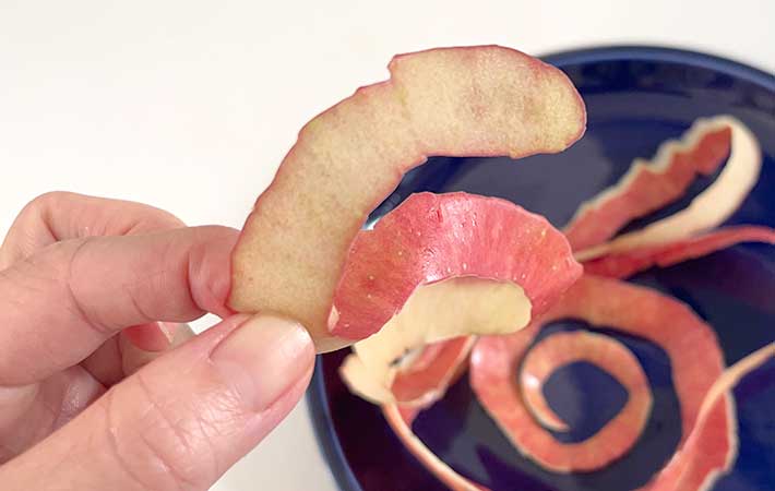 リンゴの皮