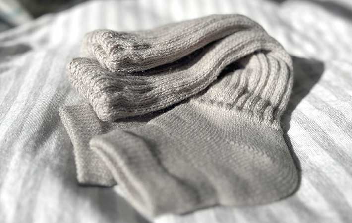 『リラックスリブであったかレッグウォーマー』