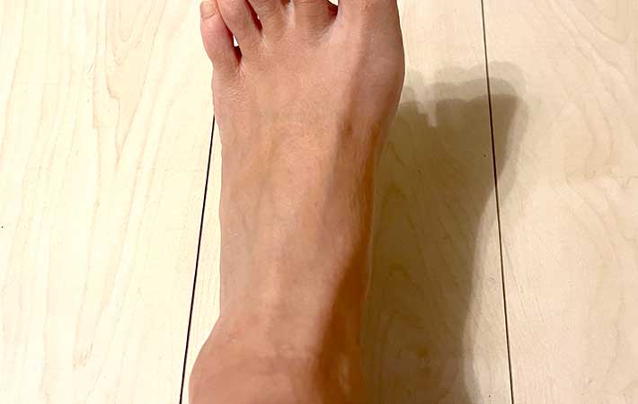 『リラックスリブであったかレッグウォーマー』一晩履いても跡がつかない