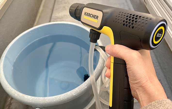 ケルヒャー『ハンディエア』バケツ給水