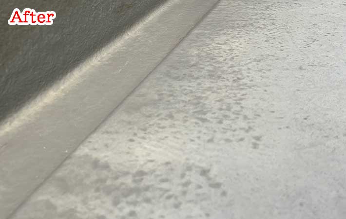 きれいになったベランダ