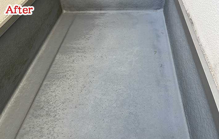 きれいになったベランダ