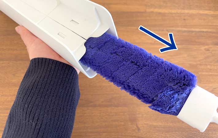 『高密度ブラシ トレループ』ハンディ伸縮タイプのキレイになったブラシ