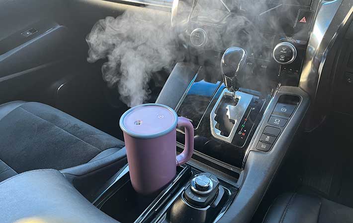 ドウシシャ『コロバーン』を車内で使用