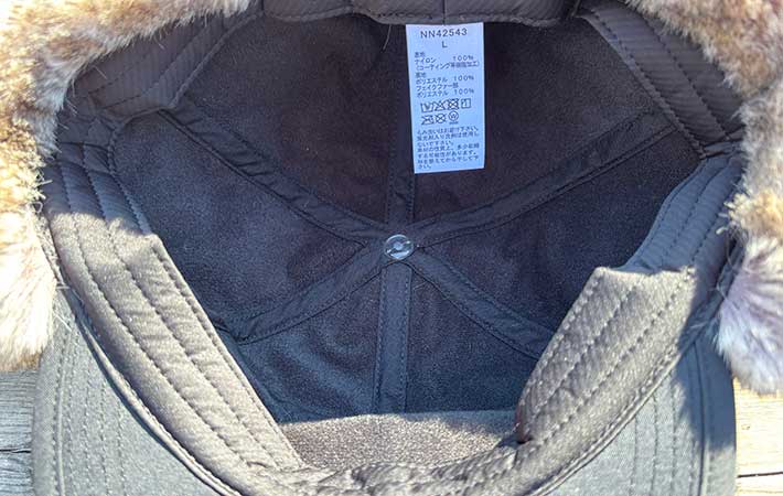 ノースフェイス『バッドランドキャップ』シームシーリング加工