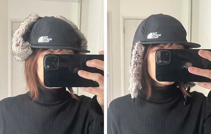 ノースフェイス『バッドランドキャップ』女性が被ってもかわいい