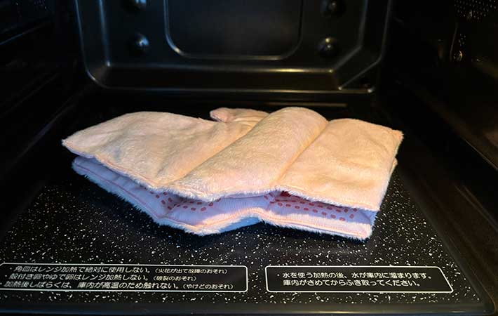 『あずきのチカラ』レンジ加熱