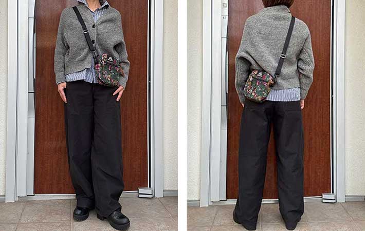 グレゴリー『クイックポケットM』コーデ