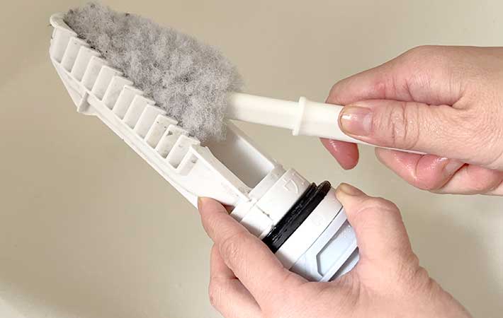 サンコー『びっくり洗濯機のホコリ取りま～す』排水フィルター掃除