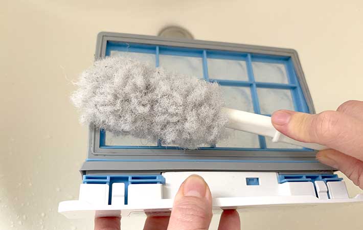 サンコー『びっくり洗濯機のホコリ取りま～す』で乾燥フィルター掃除