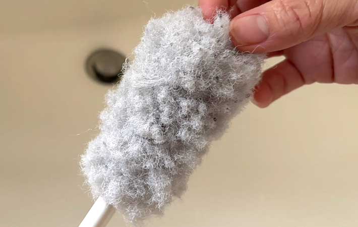 サンコー『びっくり洗濯機のホコリ取りま～す』取りにくいホコリ