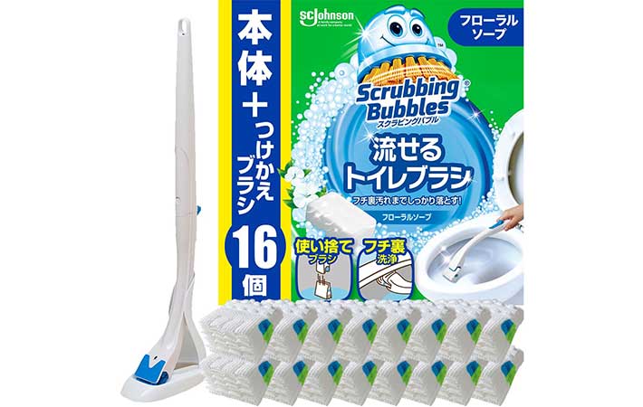 『スクラビングバブル 流せるトイレブラシ』