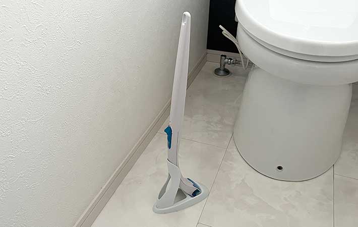 『スクラビングバブル 流せるトイレブラシ』付属のスタンド