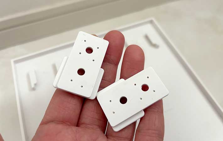 山崎実業『ウォール流せるトイレブラシ＆替えブラシホルダー』取りつけピース