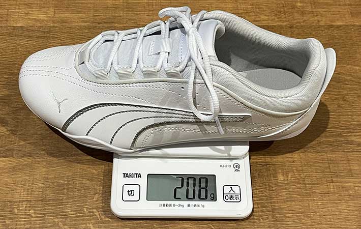 プーマ『キャッチ ソレイユ』重さ