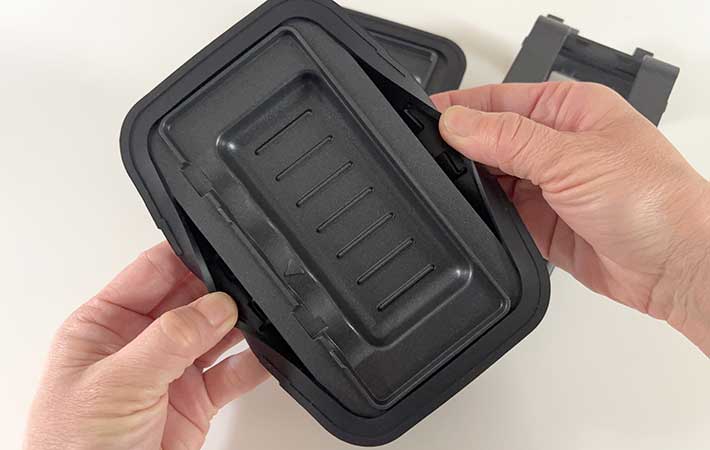 『レンジグリル ホットサンドメーカー』簡単に分解できる