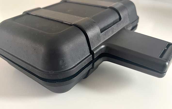 『レンジグリル ホットサンドメーカー』少しすき間が空いていても大丈夫