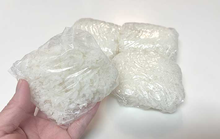 冷凍ラップごはん