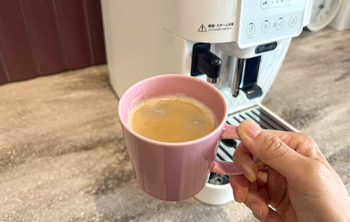デロンギ『マグニフィカ スタート』で淹れたカフェ・ジャポーネ