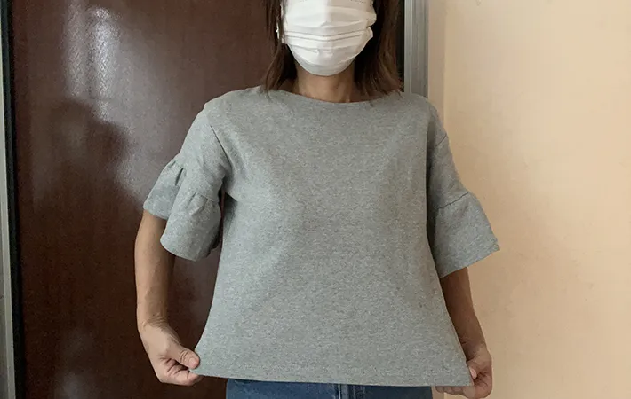 上半身は無傷