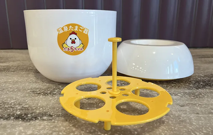 『おうちで簡単！温泉たまご器　たま５ちゃん』