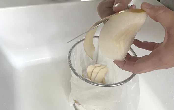 下村企販『キッチンポリ袋用生ごみスタンドS』生ごみを入れやすい