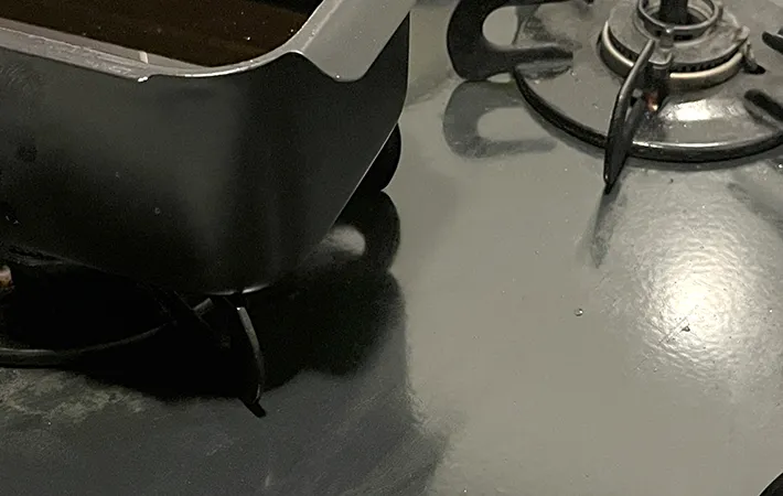 油はねも少ない